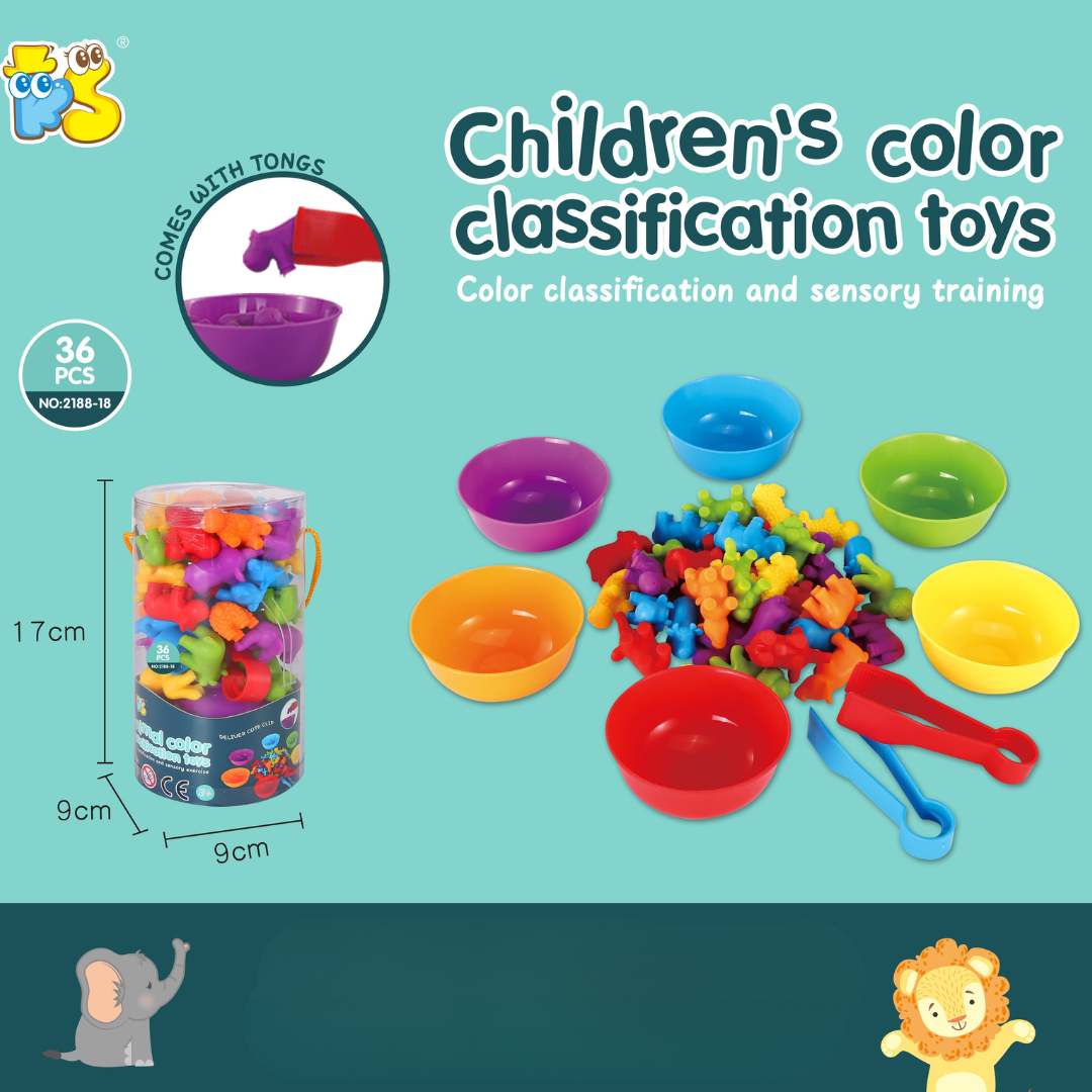 Rainbow Teddy Bears Toys™ - Pedagogisk og kreativt - Regnbue- og tellebjørner