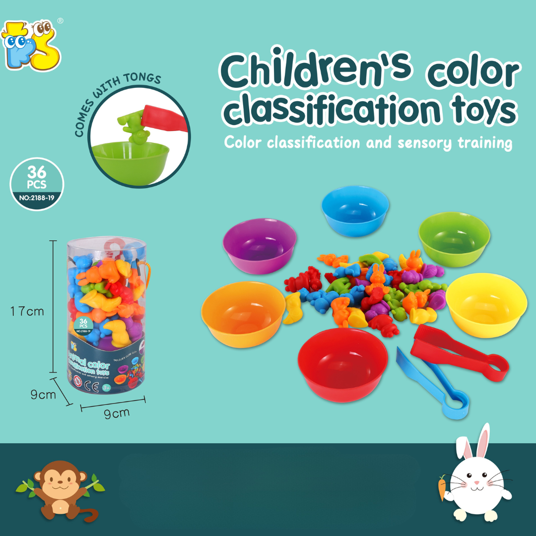 Rainbow Teddy Bears Toys™ - Pedagogisk og kreativt - Regnbue- og tellebjørner