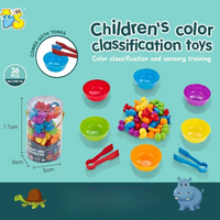 Thumbnail for Rainbow Teddy Bears Toys™ - Pedagogisk og kreativt - Regnbue- og tellebjørner