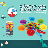 Thumbnail for Rainbow Teddy Bears Toys™ - Pedagogisk og kreativt - Regnbue- og tellebjørner