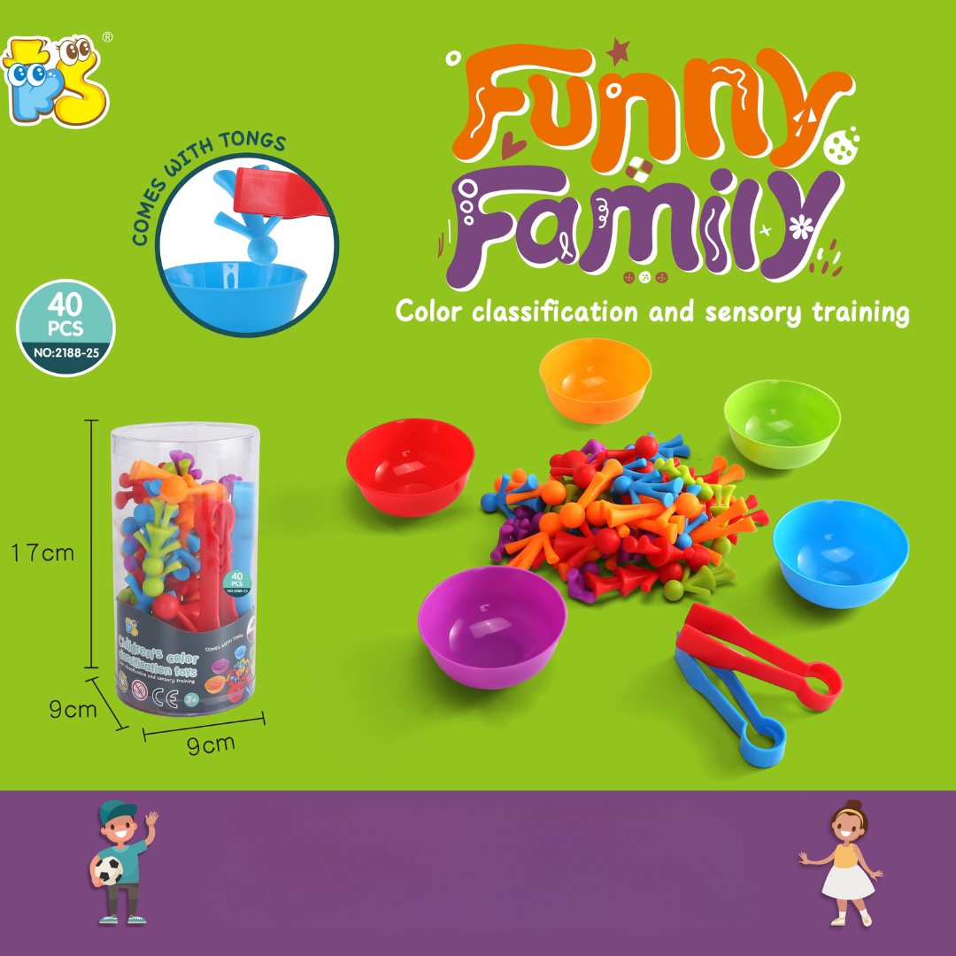 Rainbow Teddy Bears Toys™ - Pedagogisk og kreativt - Regnbue- og tellebjørner