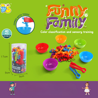 Thumbnail for Rainbow Teddy Bears Toys™ - Pedagogisk og kreativt - Regnbue- og tellebjørner