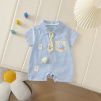 Thumbnail for KiddoStyle – Søt og myk – Jumpsuit for barn med slips og lapp