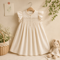 Thumbnail for Sleeveless Dress – Elegant og komfortabel – kjole med blonderkrage
