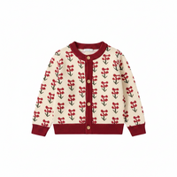 Thumbnail for CozyCardi – Mykt og varmt – Strikket vest med søte mønstre