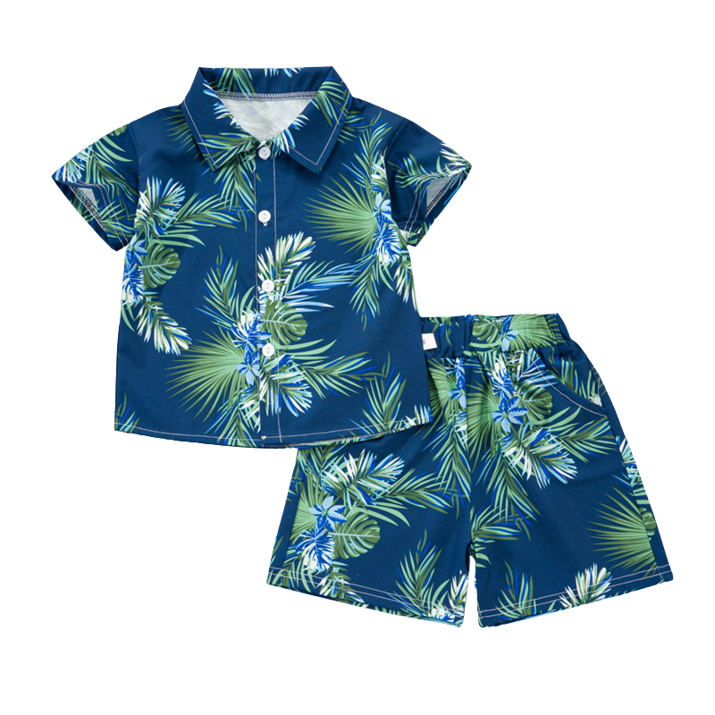 Mini Fashion - Frisk og munter - Blomstret guttesett