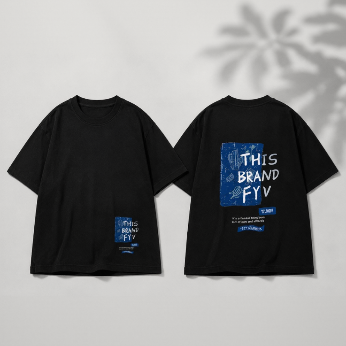 BrightTees – Komfortabel og fargerik – T-skjorte med trykk