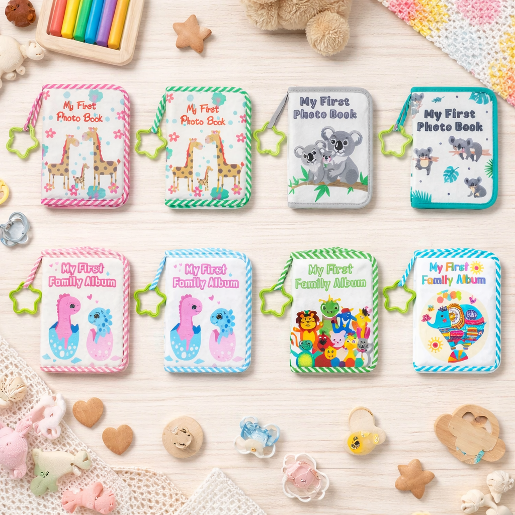 Baby Photo Album – Myk & Minner – Fotobok i stoff