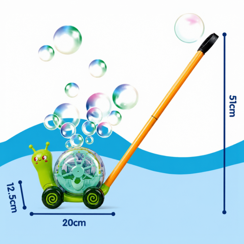 BubbleBuddy – Lekent og interaktivt – Snegle-bobleblåser