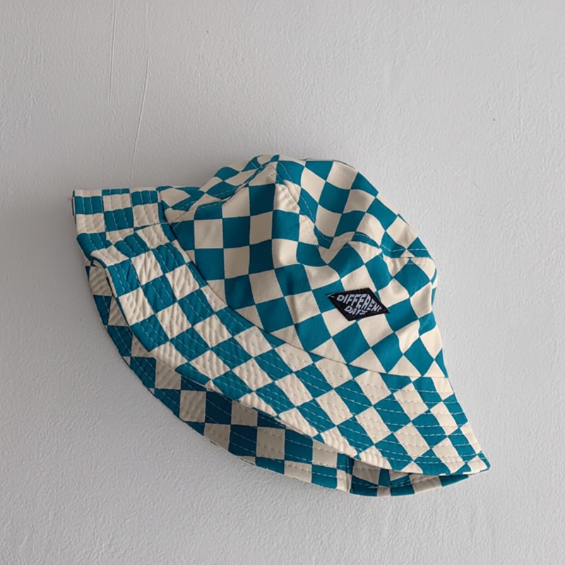 Bucket Hat – Søt og beskyttende – barnehat i rutemønster