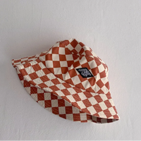Thumbnail for Bucket Hat – Søt og beskyttende – barnehat i rutemønster