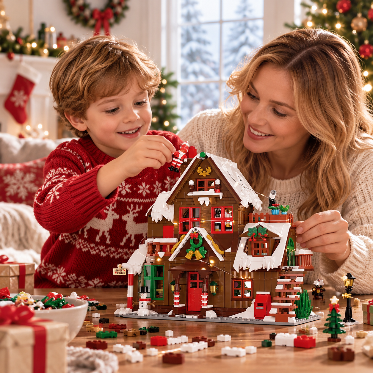 ChristmasHome – Festlig og kreativt – Byggesett til julehus