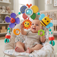 Thumbnail for BuzzBloom – Fargerik og interaktiv – Lekebue for babyer