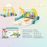 Thumbnail for Step & Play – Interaktivt og trygt – 3-i-1 gåstol og babygym