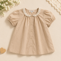 Thumbnail for Girls Summer Fashion Top – Luftig og behagelig – Vintage-top for jenter