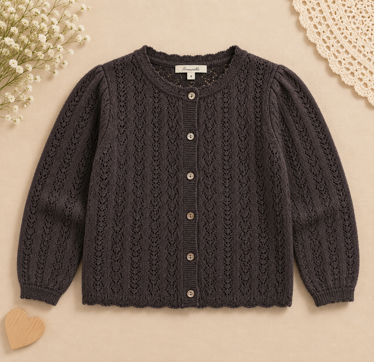 Girls Summer Fashion Top – Luftig og behagelig – Vintage-top for jenter