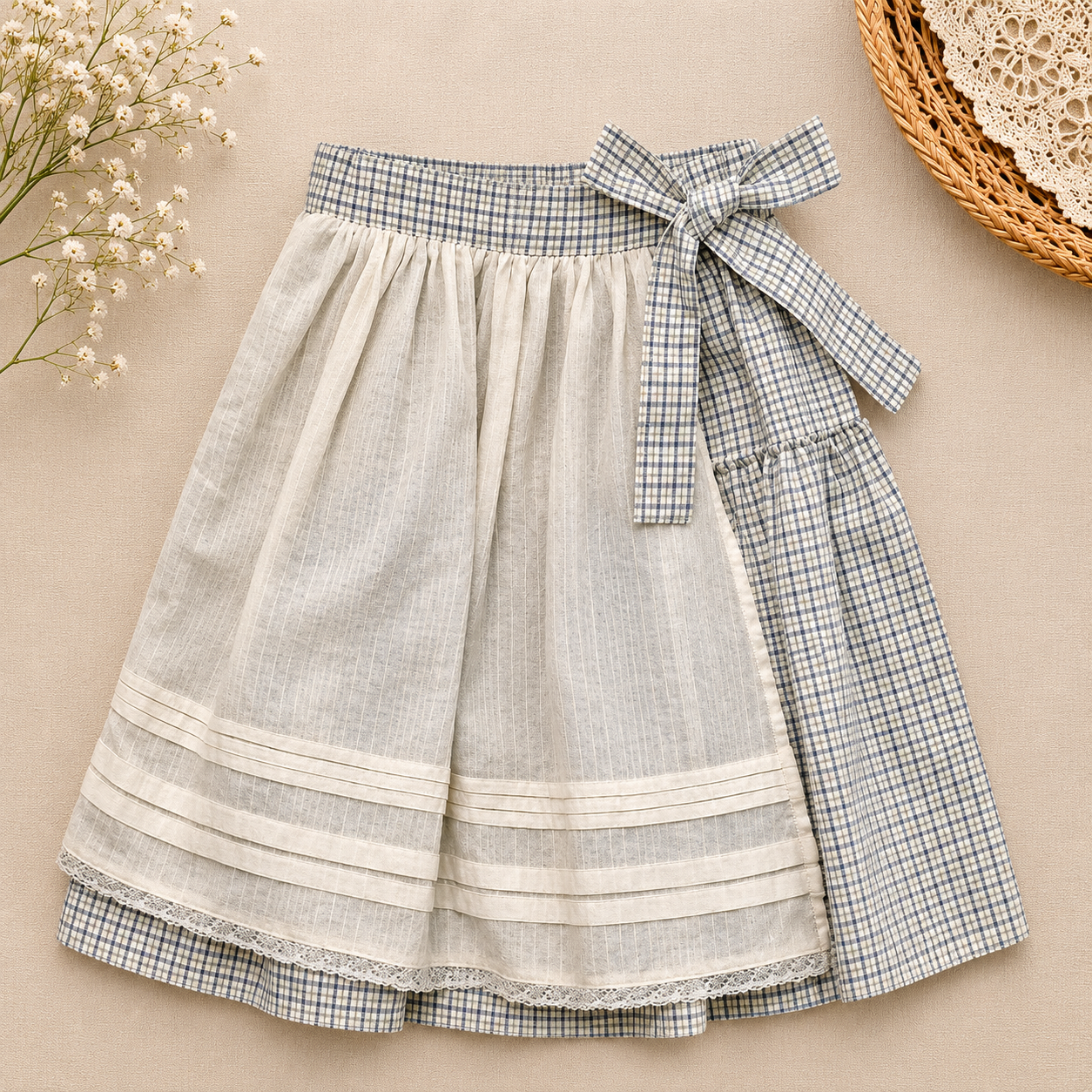 Chic Skirt & Wide Leg Pants – Elegant & Komfort – Løst sittende barneklær