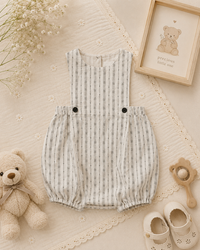 Thumbnail for Vintage Rompers – Tidløs og myk – Baby-jumpsuit