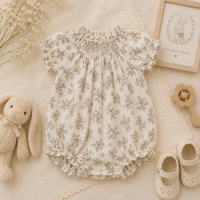Thumbnail for Vintage Rompers – Tidløs og myk – Baby-jumpsuit