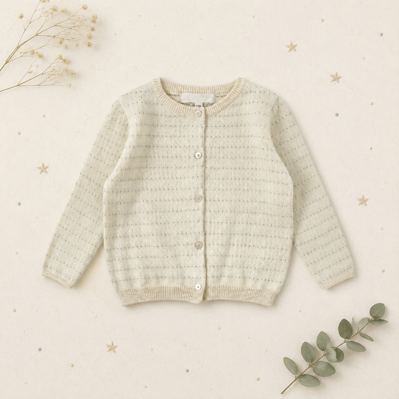 Knit Top & Cardigan – Mykt og behagelig – Strikket skjorte og vest