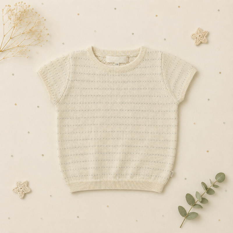 Knit Top & Cardigan – Mykt og behagelig – Strikket skjorte og vest