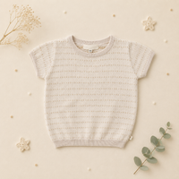 Thumbnail for Knit Top & Cardigan – Mykt og behagelig – Strikket skjorte og vest