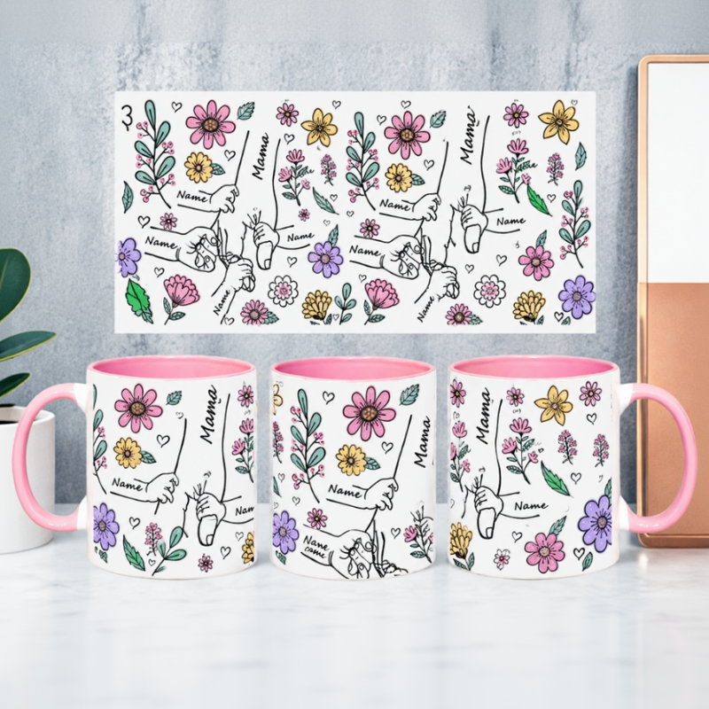 Personalized Kids Name Mug – En unik morsdagsgave – Personlig kopp