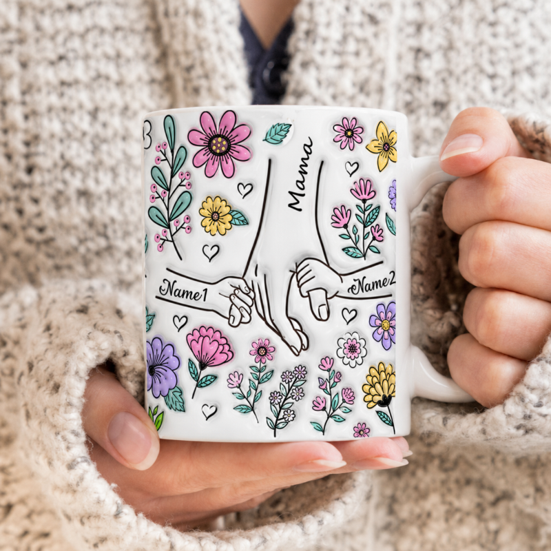 Personalized Kids Name Mug – En unik morsdagsgave – Personlig kopp