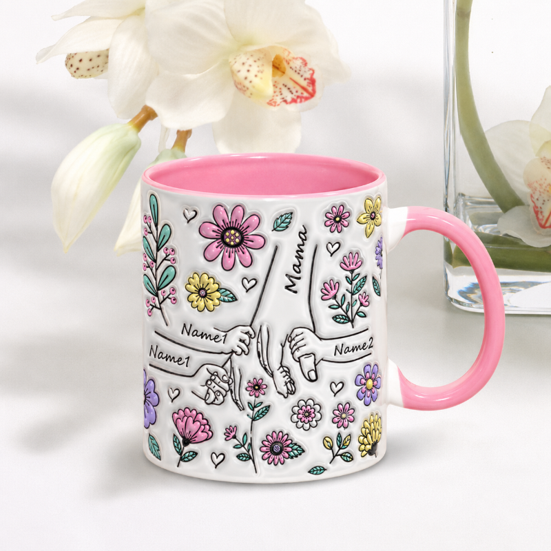 Personalized Kids Name Mug – En unik morsdagsgave – Personlig kopp