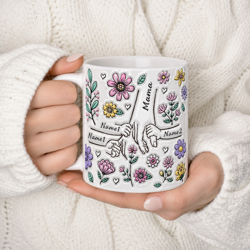 Personalized Kids Name Mug – En unik morsdagsgave – Personlig kopp