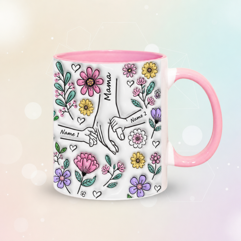 Personalized Kids Name Mug – En unik morsdagsgave – Personlig kopp