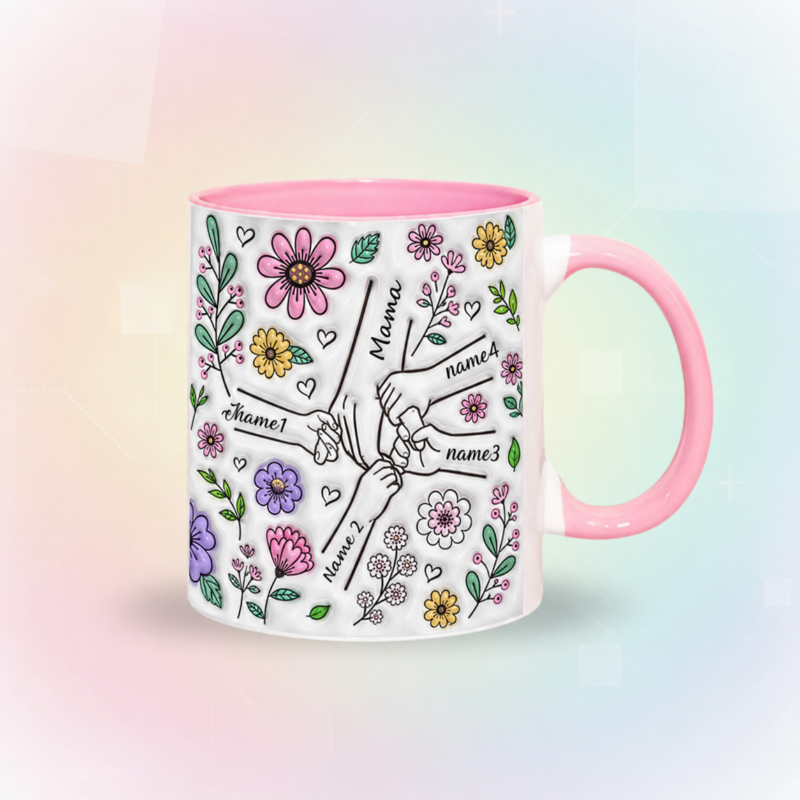 Personalized Kids Name Mug – En unik morsdagsgave – Personlig kopp