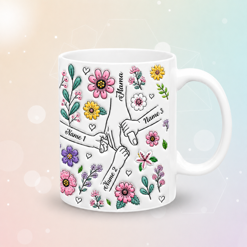 Personalized Kids Name Mug – En unik morsdagsgave – Personlig kopp