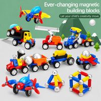 Thumbnail for Magnetic Cars – Magnetisk byggeglede - Lekesett med magnetiske kjøretøy