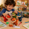 Dinosaur Stationery Toy – Kreativt og lærerikt – 5-i-1 skrivebordsett