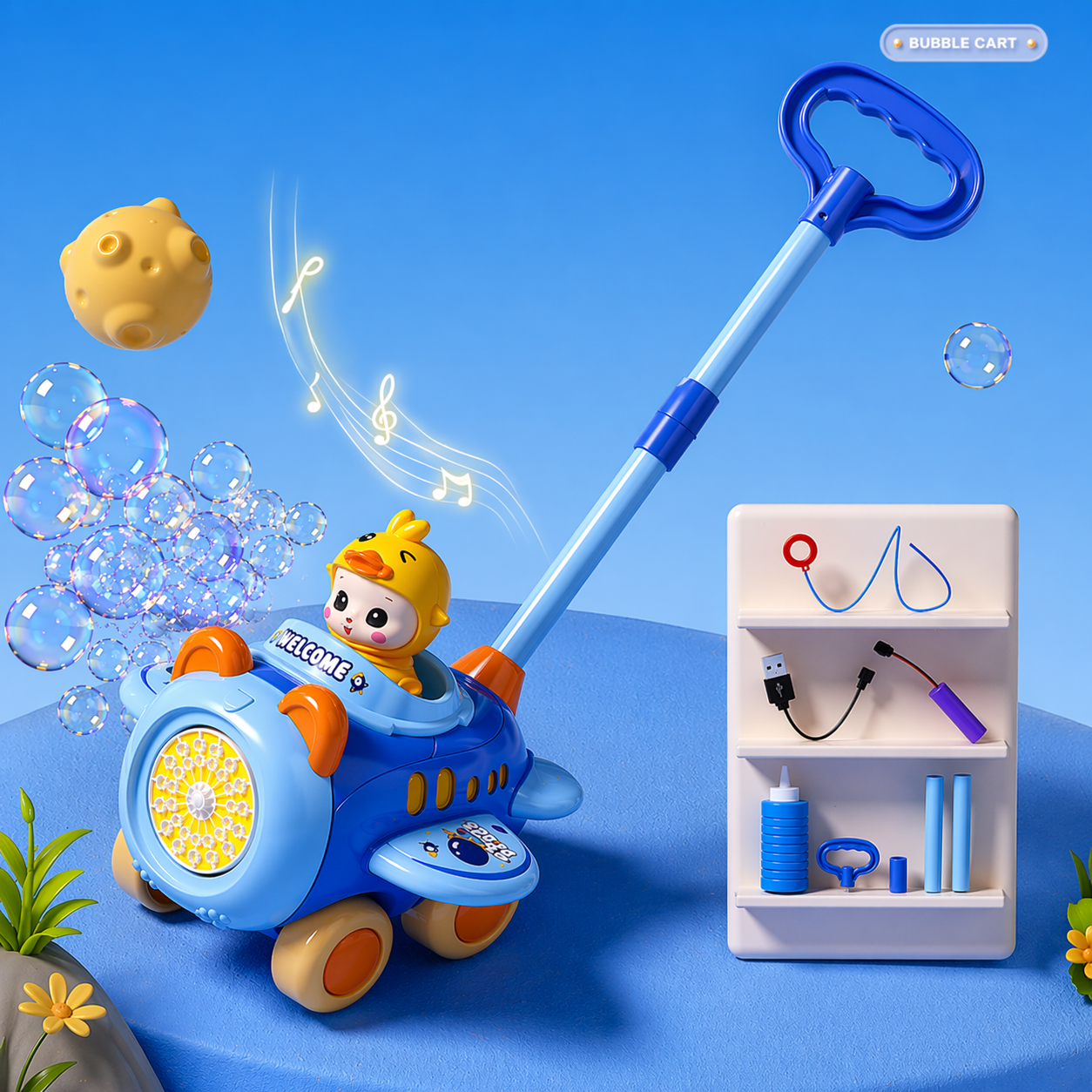 Bubble Blower – Lekent og morsomt – Boblebil