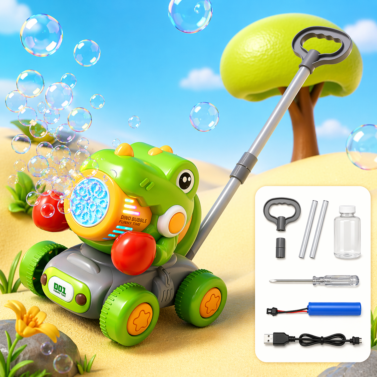 Bubble Blower – Lekent og morsomt – Boblebil