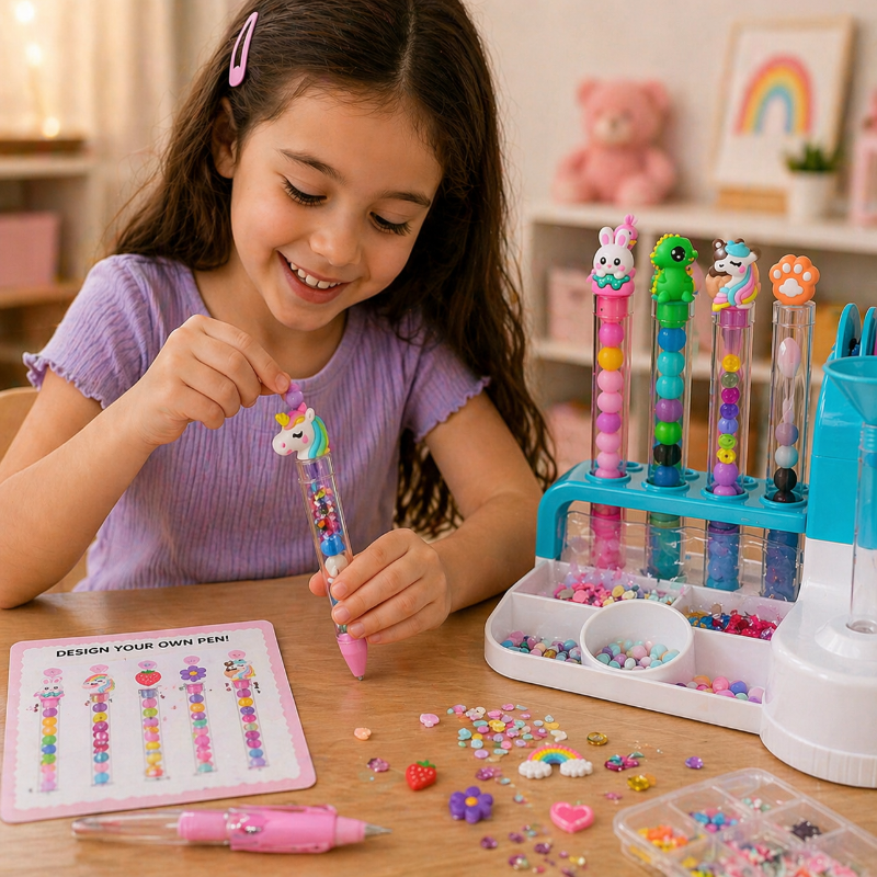 DIY Sand Art Pen – Kreativt og lærerikt – Pen Creator-lekesett