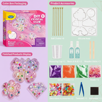 Thumbnail for DIY Crystal Keychain Kit – Kreativt og lekent – Nøkkelring-håndverkssett