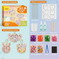 Thumbnail for DIY Crystal Keychain Kit – Kreativt og lekent – Nøkkelring-håndverkssett