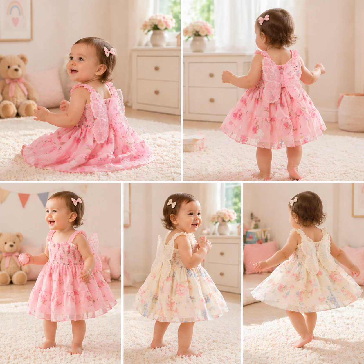 Girls Butterfly Dress – Søt og luftig – barnekjole
