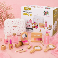 Thumbnail for Wooden Makeup Play Set – Kreativitet og rollespill – Sminkesett i tre