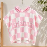 Thumbnail for Personalized Hooded Towel – Myk og unik – Personlig badekåpe til barn