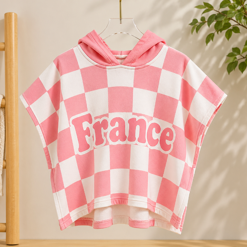 Personalized Hooded Towel – Myk og unik – Personlig badekåpe til barn