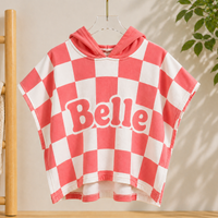 Thumbnail for Personalized Hooded Towel – Myk og unik – Personlig badekåpe til barn