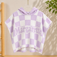 Thumbnail for Personalized Hooded Towel – Myk og unik – Personlig badekåpe til barn