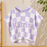 Thumbnail for Personalized Hooded Towel – Myk og unik – Personlig badekåpe til barn
