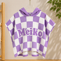 Thumbnail for Personalized Hooded Towel – Myk og unik – Personlig badekåpe til barn