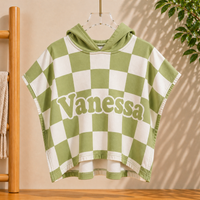 Thumbnail for Personalized Hooded Towel – Myk og unik – Personlig badekåpe til barn