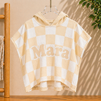 Thumbnail for Personalized Hooded Towel – Myk og unik – Personlig badekåpe til barn